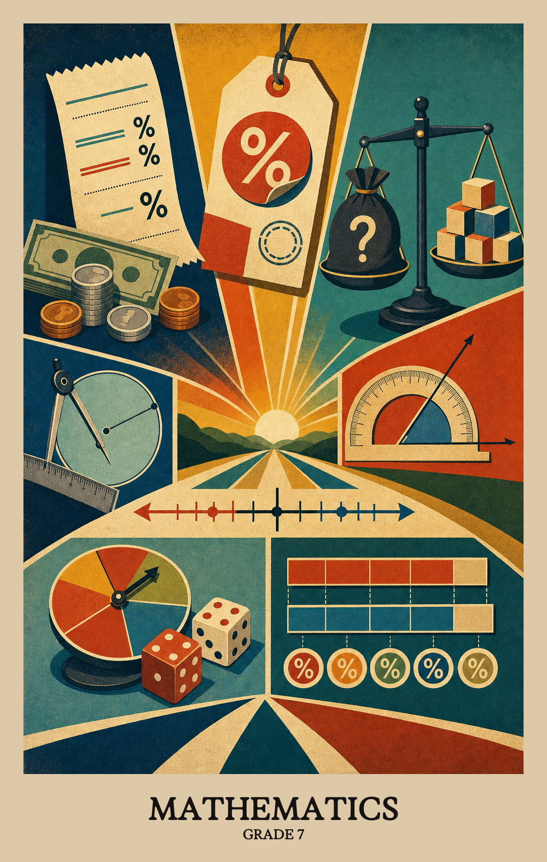 Illustration of what students learn in Grade 7 Mathematics