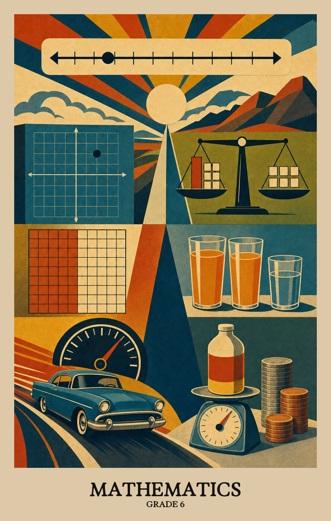 Illustration of what students learn in Grade 6 Mathematics