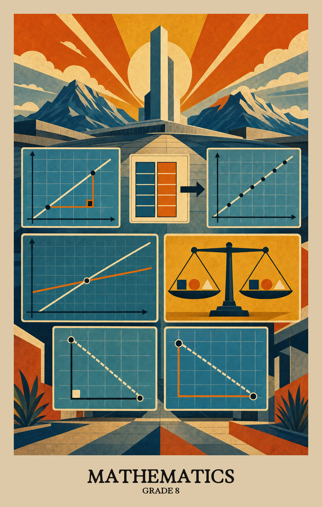 Illustration of what students learn in Grade 8 Mathematics