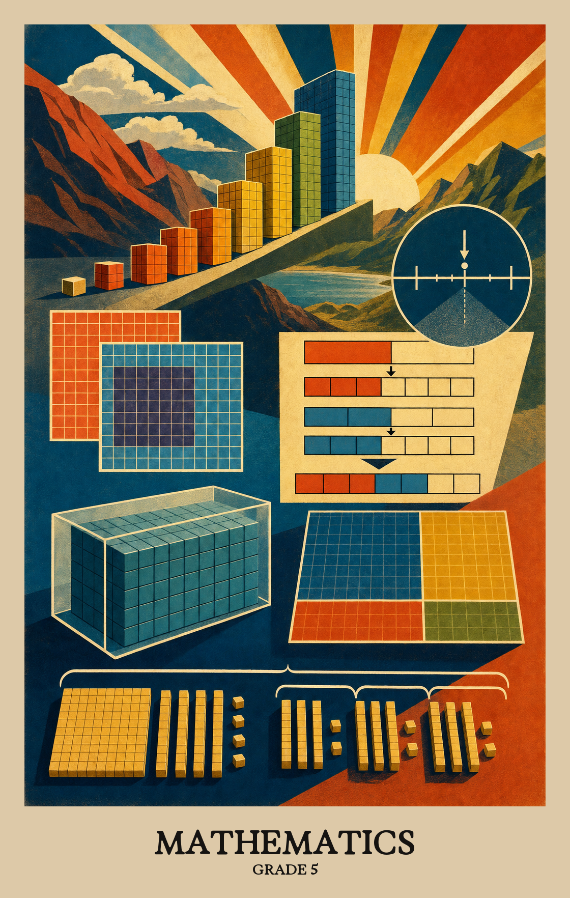 Illustration of what students learn in Grade 5 Mathematics