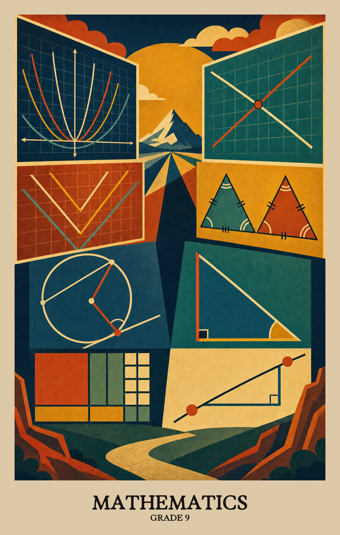 Illustration of what students learn in Grade 9 Mathematics