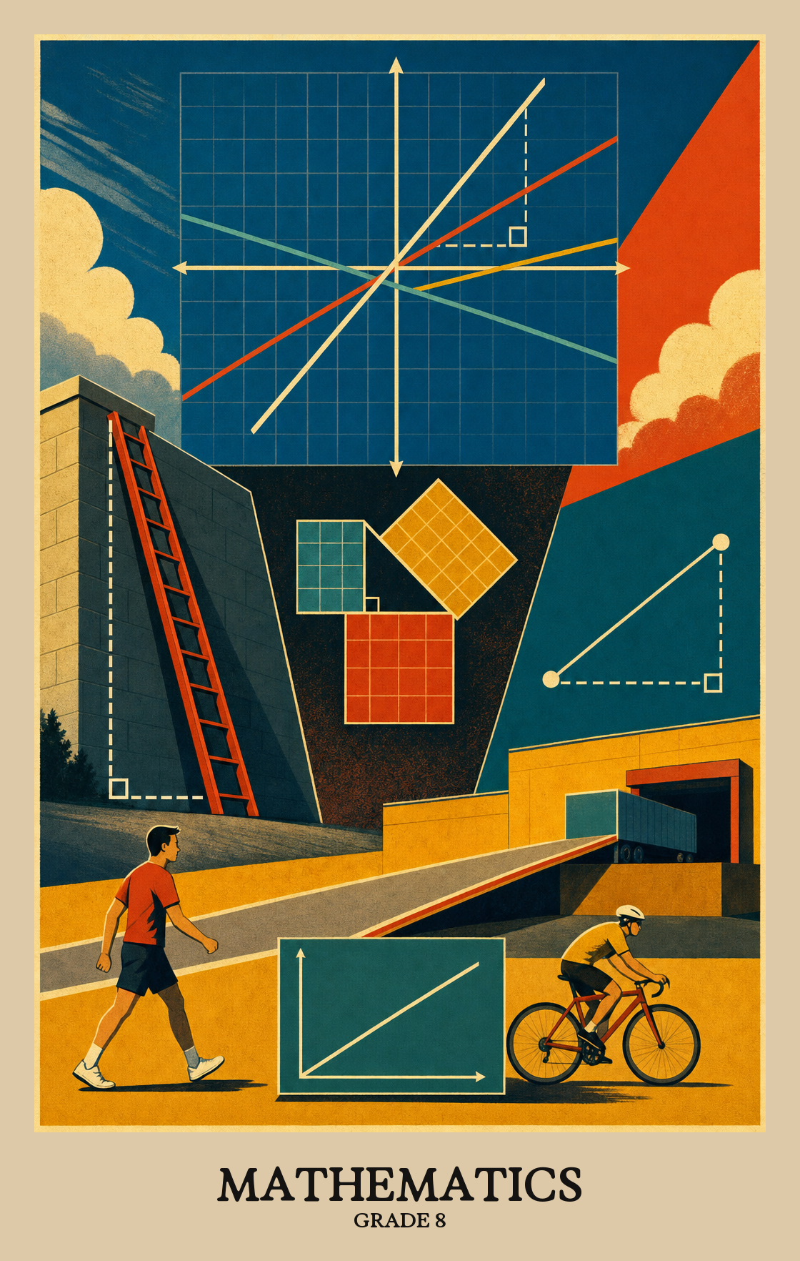 Illustration of what students learn in Grade 8 Mathematics