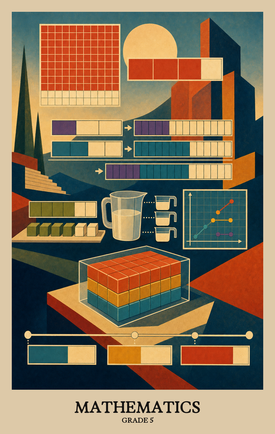 Illustration of what students learn in Grade 5 Mathematics
