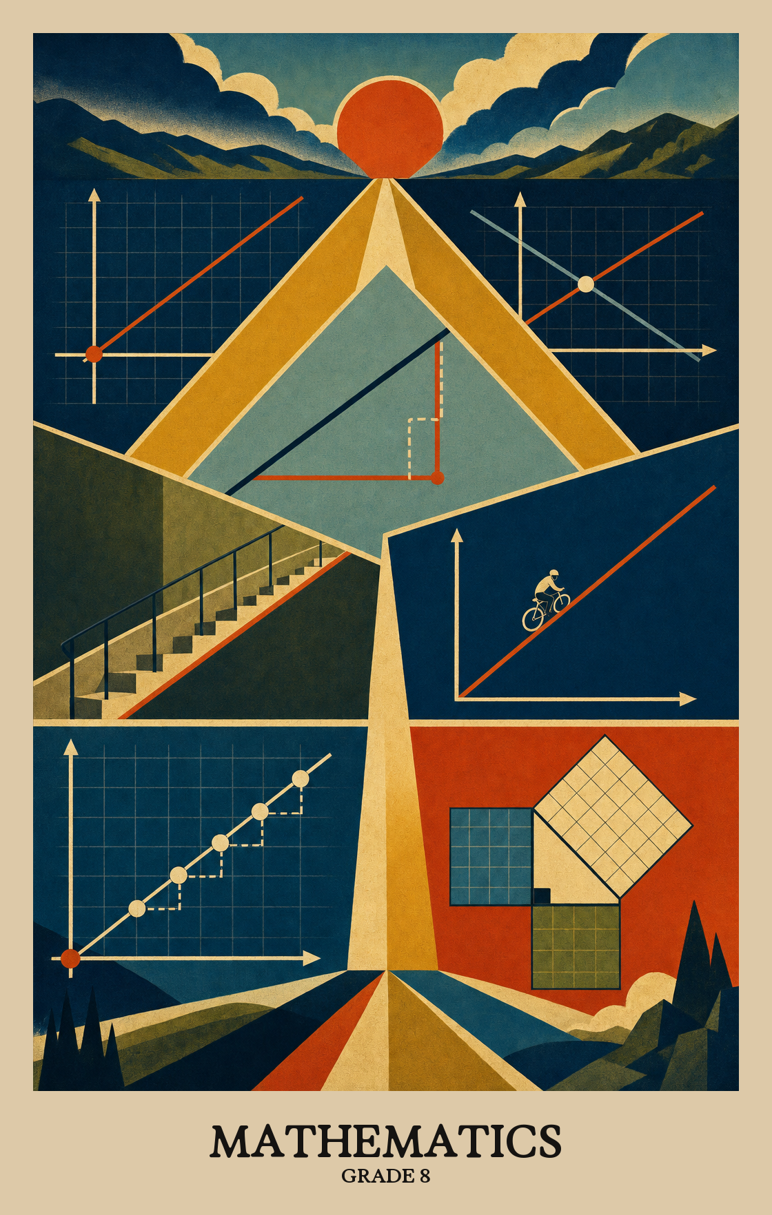 Illustration of what students learn in Grade 8 Mathematics